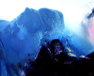 Norbert Pagé Petite cascade blanche 81 x 100 cm 2008