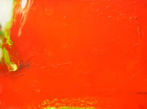 Norbert Pagé Rouge à la tache blanche 60 x 81 cm 2009