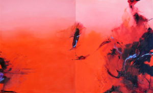 Norbert Pagé 15 04 11 (Diptyque) 162 x 260 cm 2011